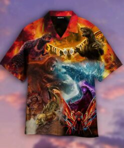 Godzilla Hawaiian Shirt GZLHW03