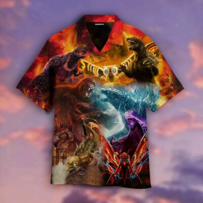 Godzilla Hawaiian Shirt GZLHW03