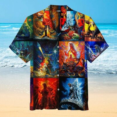 Godzilla Hawaiian Shirt GZLHW04