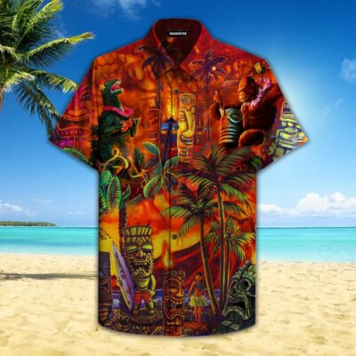 Godzilla Hawaiian Shirt GZLHW05
