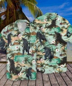 Godzilla Hawaiian Shirt GZLHW09
