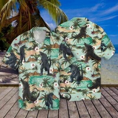 Godzilla Hawaiian Shirt GZLHW09
