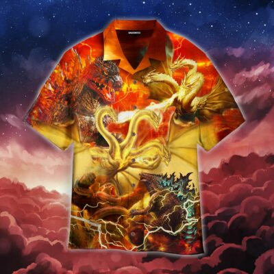 Godzilla Hawaiian Shirt GZLHW10