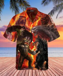 Godzilla Hawaiian Shirt GZLHW13
