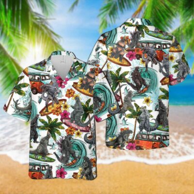 Godzilla Hawaiian Shirt GZLHW15