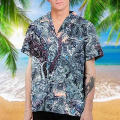 Godzilla Hawaiian Shirt GZLHW18