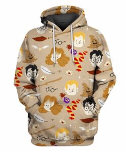   Harry Potter And His Friends Custom T-shirt - Hoodies Apparel_2020