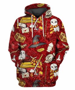   Harry Potter Hogwarts Houses Gryffindor Custom T-shirt - Hoodies Apparel_3957