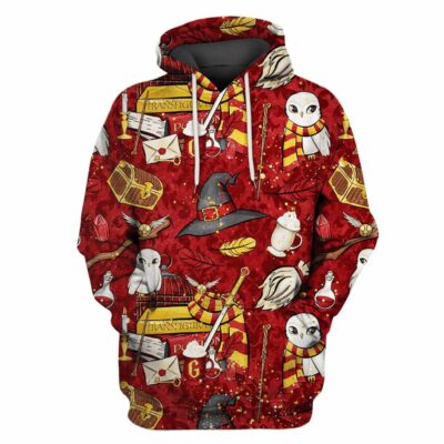   Harry Potter Hogwarts Houses Gryffindor Custom T-shirt - Hoodies Apparel_3957
