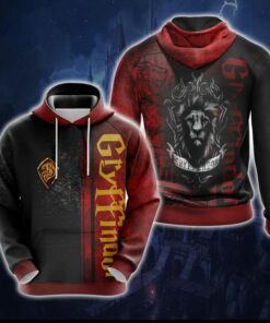 HP All Over Print Hoodie, Zip Hoodie, Sweatshirt HPAOPHD071223