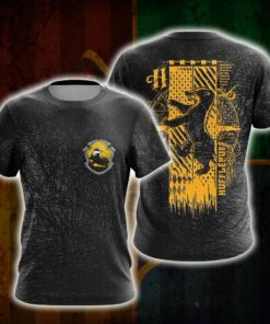 Hufflepuff HP All Over Print Shirt HPHF3DS1112 (10)