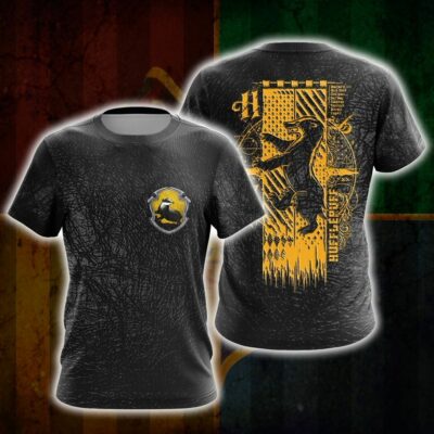 Hufflepuff HP All Over Print Shirt HPHF3DS1112 (10)