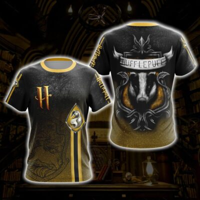 Hufflepuff HP All Over Print Shirt HPHF3DS1112 (11)