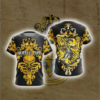 Hufflepuff HP All Over Print Shirt HPHF3DS1112 (15)