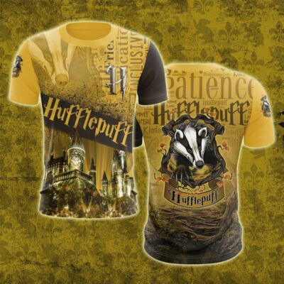 Hufflepuff HP All Over Print Shirt HPHF3DS1112 (16)