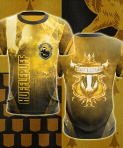 Hufflepuff HP All Over Print Shirt HPHF3DS1112 (2)