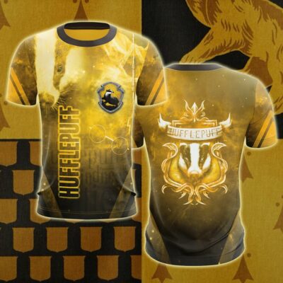 Hufflepuff HP All Over Print Shirt HPHF3DS1112 (2)