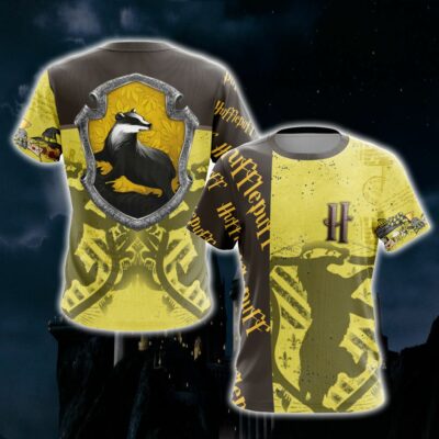 Hufflepuff HP All Over Print Shirt HPHF3DS1112 (3)