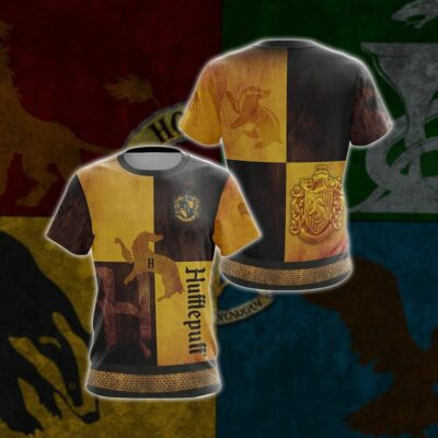Hufflepuff HP All Over Print Shirt HPHF3DS1112 (5)