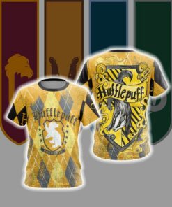 Hufflepuff HP All Over Print Shirt HPHF3DS1112 (6)