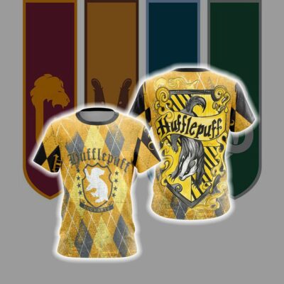 Hufflepuff HP All Over Print Shirt HPHF3DS1112 (6)