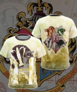 Hufflepuff HP All Over Print Shirt HPHF3DS1112 (7)