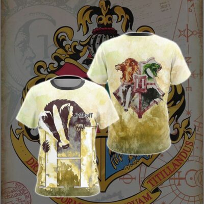 Hufflepuff HP All Over Print Shirt HPHF3DS1112 (7)