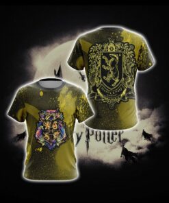 Hufflepuff HP All Over Print Shirt HPHF3DS1112 (8)