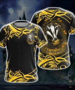 Hufflepuff HP All Over Print Shirt HPHF3DS1112 (9)