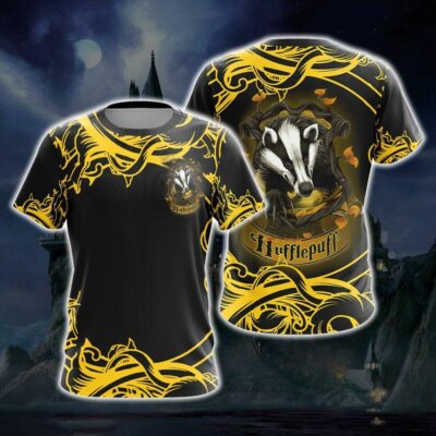 Hufflepuff HP All Over Print Shirt HPHF3DS1112 (9)