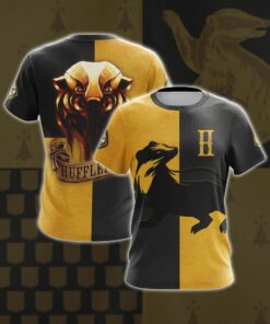 Hufflepuff HP All Over Print Shirt HPHF3DS1112
