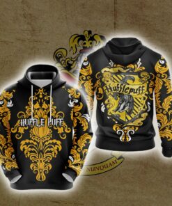 Hufflepuff HP All Over Print Warm Shirt HPHF3DWS1112 (10)