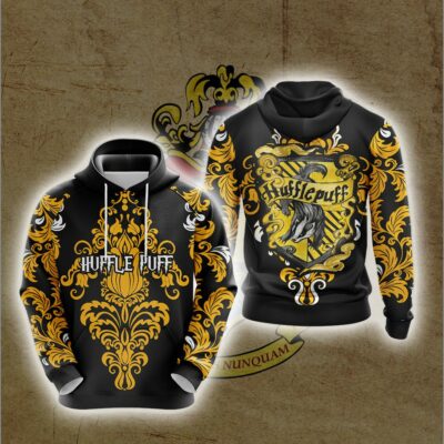Hufflepuff HP All Over Print Warm Shirt HPHF3DWS1112 (10)
