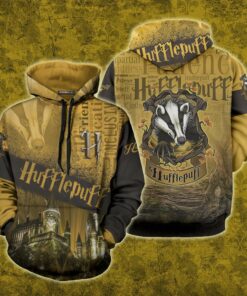 Hufflepuff HP All Over Print Warm Shirt HPHF3DWS1112 (11)
