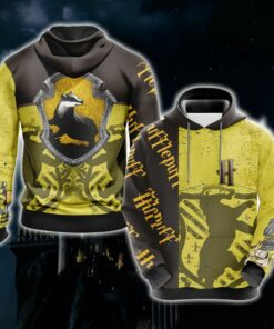 Hufflepuff HP All Over Print Warm Shirt HPHF3DWS1112 (13)