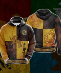 Hufflepuff HP All Over Print Warm Shirt HPHF3DWS1112 (15)