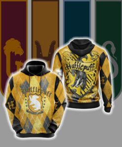 Hufflepuff HP All Over Print Warm Shirt HPHF3DWS1112 (16)