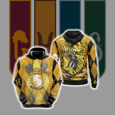 Hufflepuff HP All Over Print Warm Shirt HPHF3DWS1112 (16)