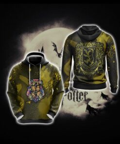 Hufflepuff HP All Over Print Warm Shirt HPHF3DWS1112 (2)