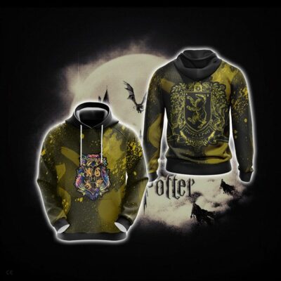 Hufflepuff HP All Over Print Warm Shirt HPHF3DWS1112 (2)