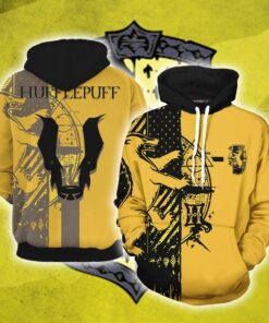 Hufflepuff HP All Over Print Warm Shirt HPHF3DWS1112 (5)