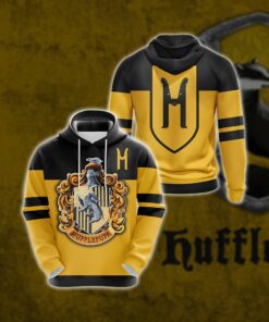 Hufflepuff HP All Over Print Warm Shirt HPHF3DWS1112 (7)