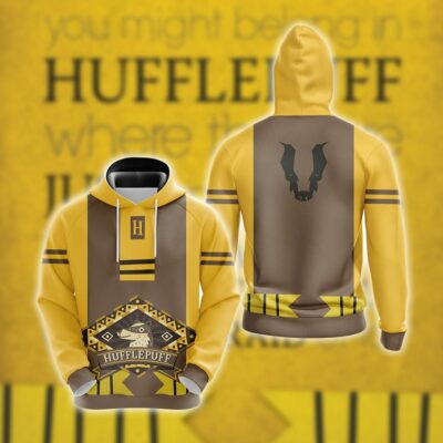 Hufflepuff HP All Over Print Warm Shirt HPHF3DWS1112 (8)
