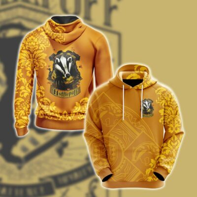 Hufflepuff HP All Over Print Warm Shirt HPHF3DWS1112 (9)