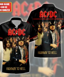 Personalized AC High Way To Hell Tropical Hawaii Shirt Beach Short S080404