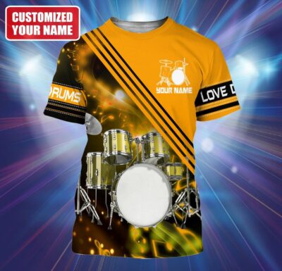 Personalized Name Drum Q9 All Over Printed Unisex Shirts