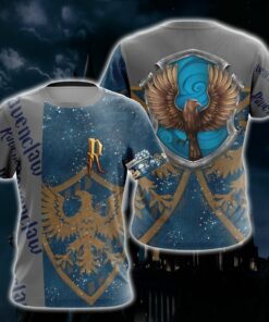 Ravenclaw HP All Over Print Shirt HPRC3DS1112 (3)