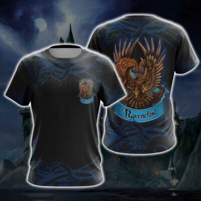 Ravenclaw HP All Over Print Shirt HPRC3DS1112 (7)