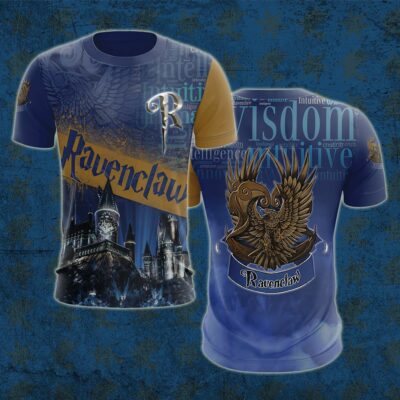 Ravenclaw HP All Over Print Shirt HPRC3DS1112 (8)