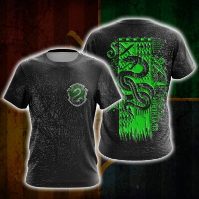 Slytherin All Over Print Shirt HPSL3DS1112 (3)